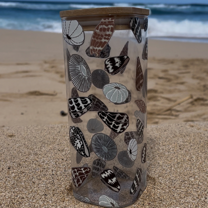 Shell Large Storage Cup w/ lid