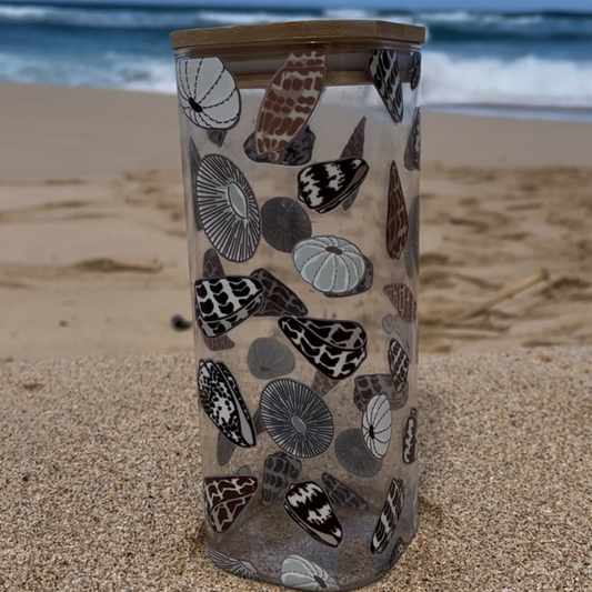Shell Large Storage Cup w/ lid